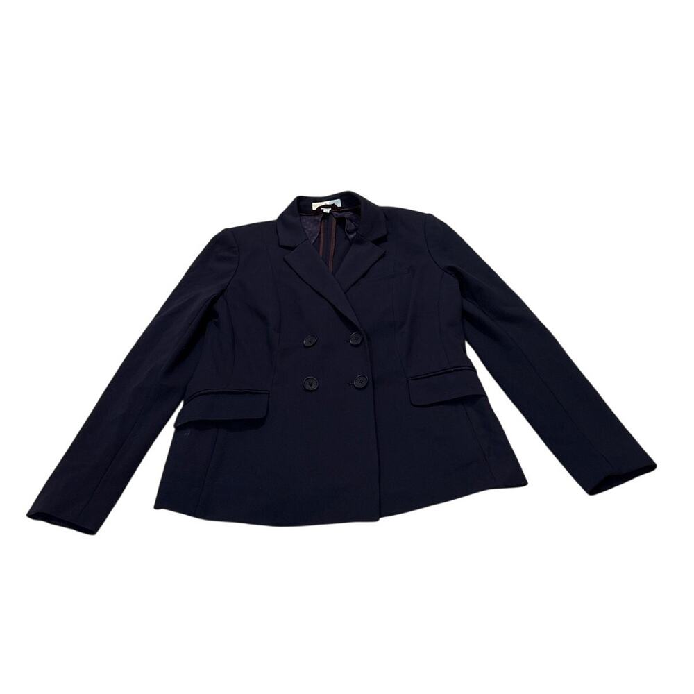Boden 8 Navy Blue Blazer Office Formal Career Holiday Classic Double Breasted